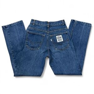 Vintage 80s Levi's Denim Jeans White Tab White Back Pocket Patch 23 Waist SF 207